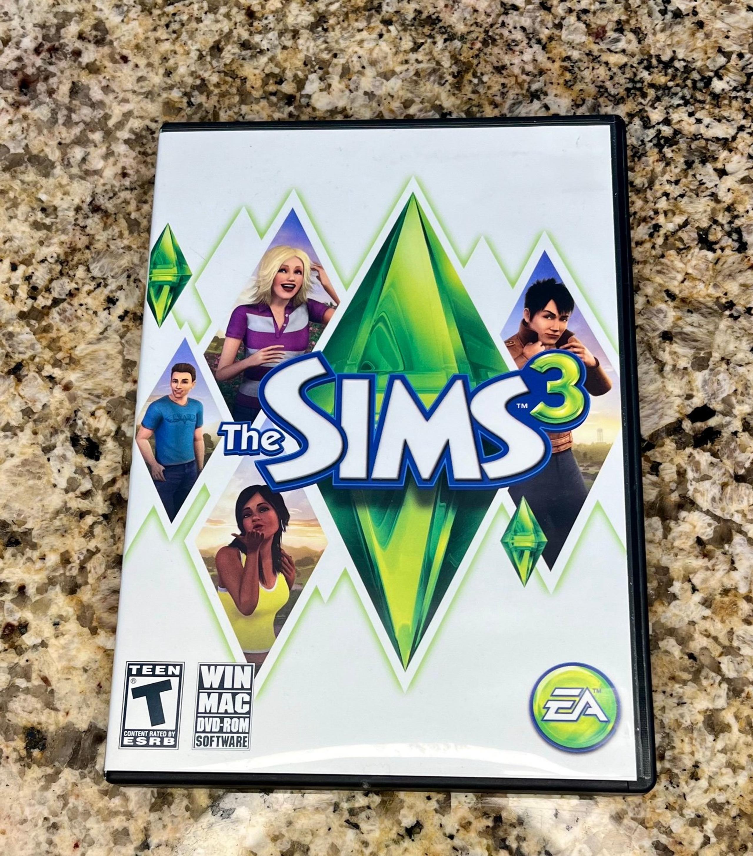 The Sims 3 (PC Game WIN/MAC DVD-ROM, 2009) Base Game Original Box