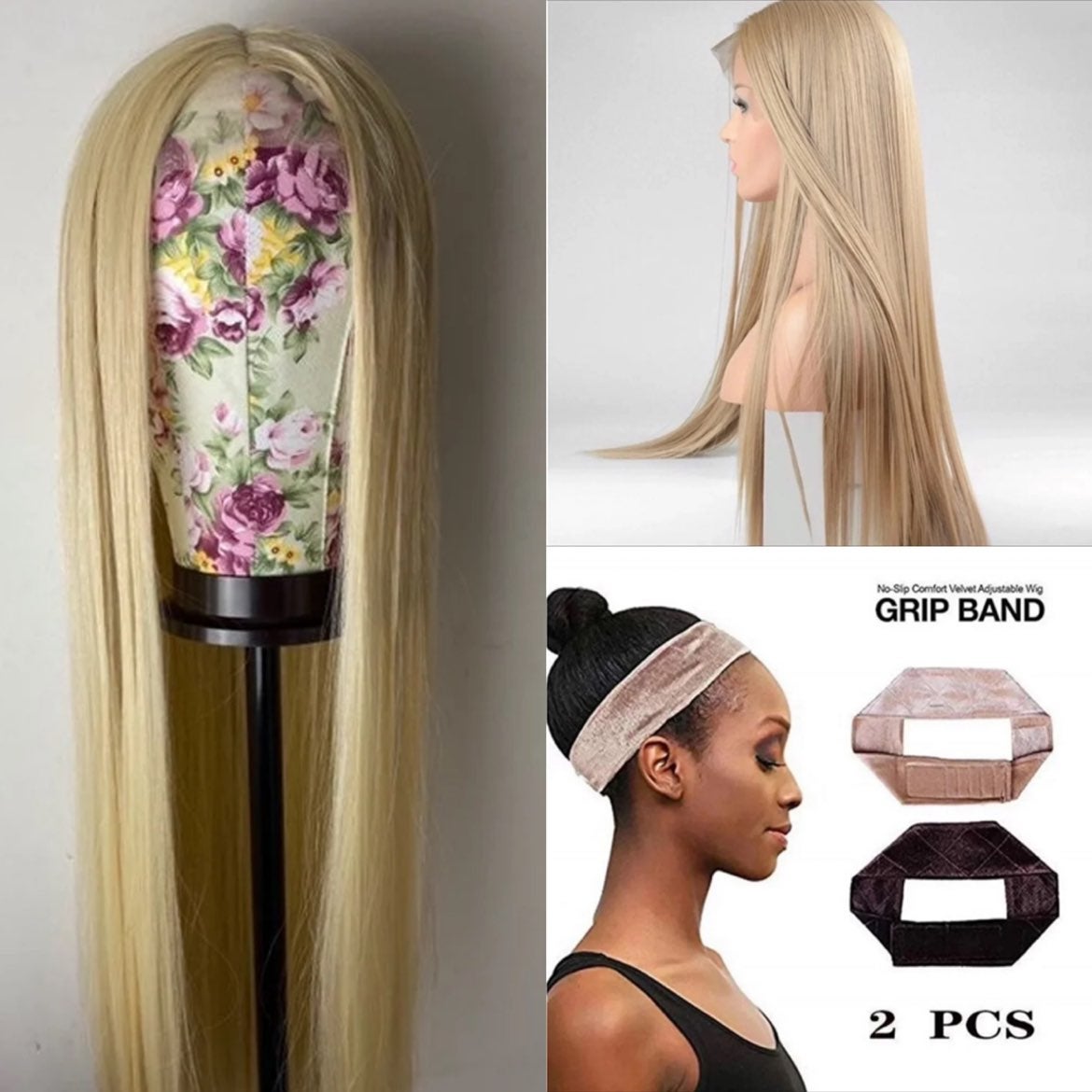 BUNDLE - 2 LACEFRONT WIGS + WIG GRIP *NEW*