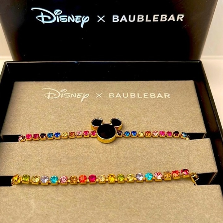 NWT Mickey Mouse Baublebar bracelet set