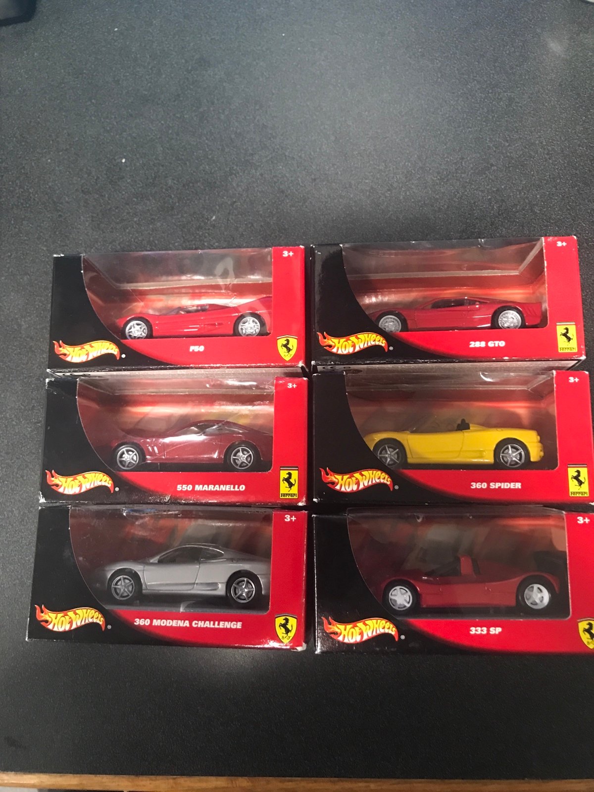 Hot Wheels 2001 Ferrari Set of 6