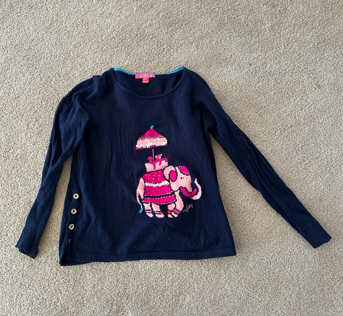 Lilly Pulitzer Elephant Sweater