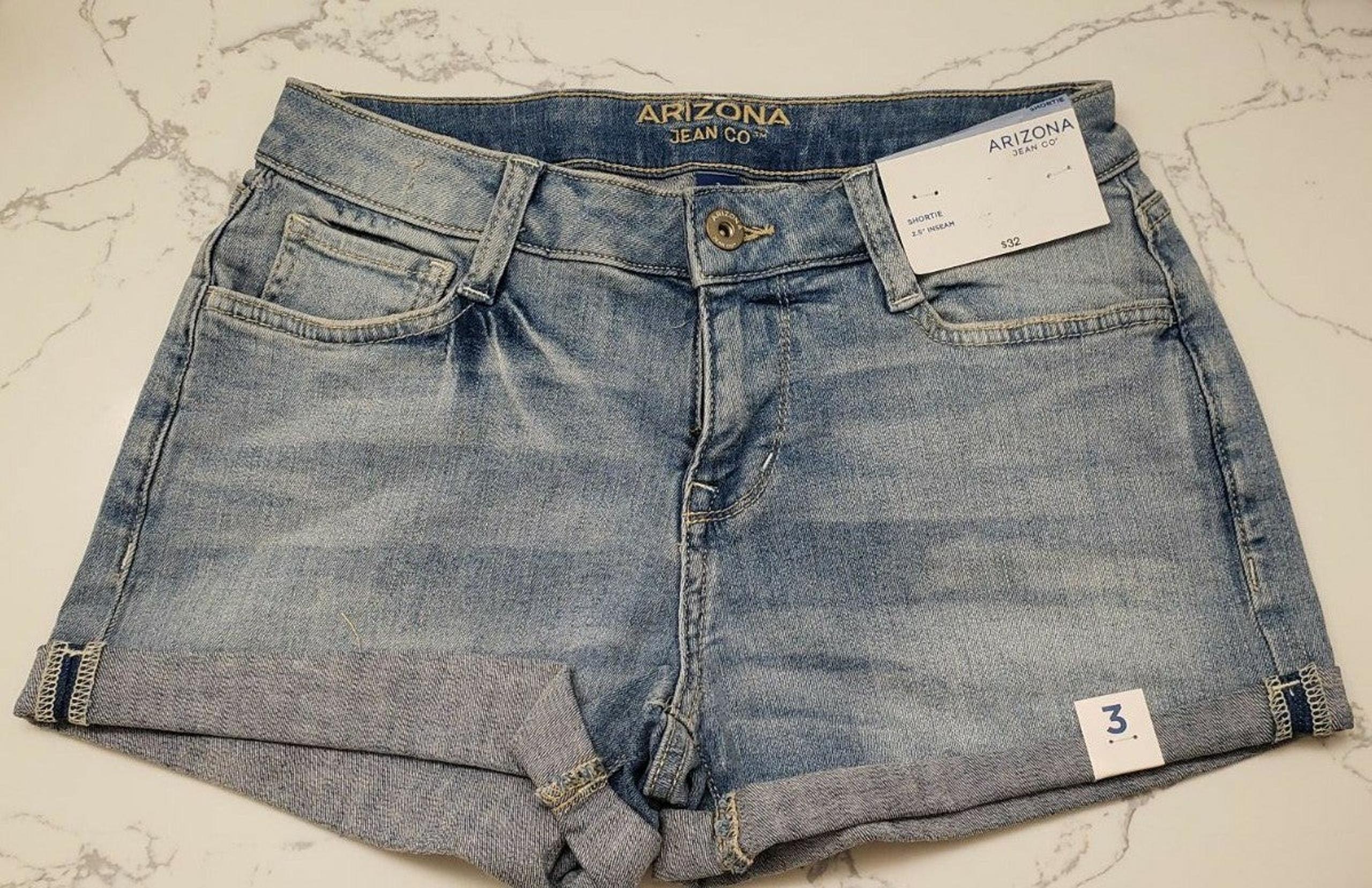 Denim Shorts Size 3 Arizona Jean Co New - Arizona Jean Company
