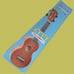 Mahalo MR1-TBR-PK Rainbow Soprano Ukulele, Transparent Brown