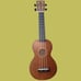 Mahalo MR1-TBR-PK Rainbow Soprano Ukulele, Transparent Brown
