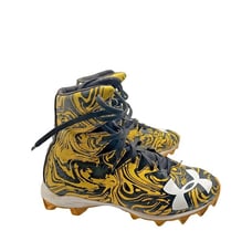 Youth Under Armour Highlight Football Cleats Size 6Y 1289779-071 Black/Yellow