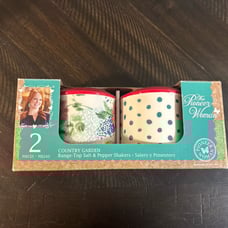 Pioneer Woman country garden salt and pepper range-top shakers NIB