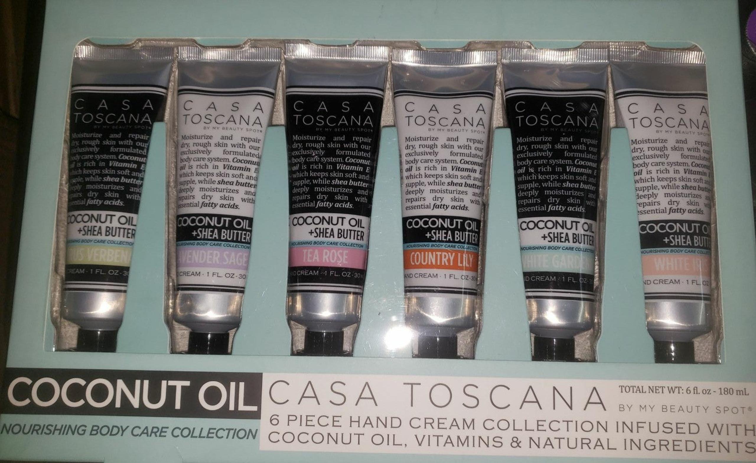 6pc Shea Butter & Coconut Oil Hand cream