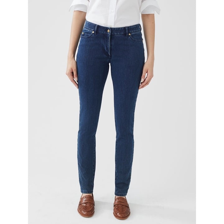 J.McLaughlin Lexi Skinny Jeans Stretch Denim Pants Medium Rise Pockets, Size 2