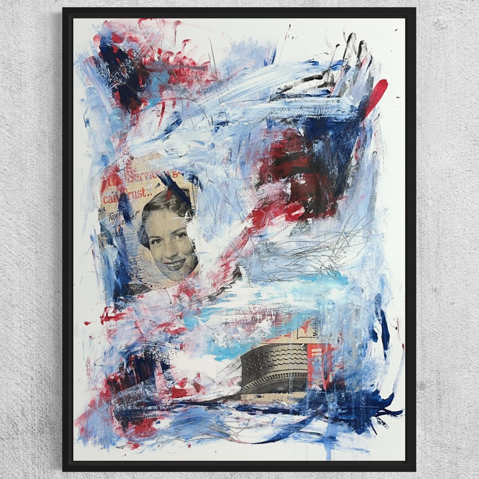 Original Mixed Media Abstract Art Painting 18x24 “Reversion Signed