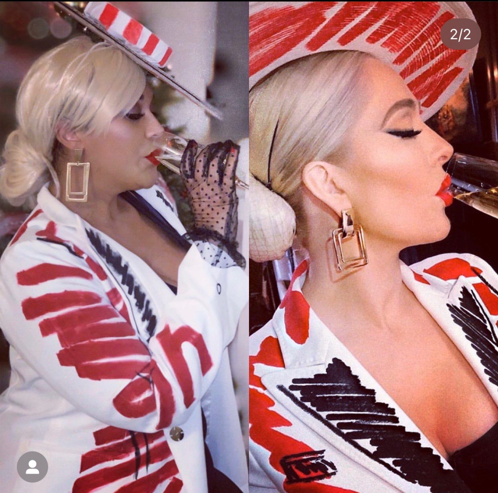 Custom made “Moschino” inspired blazer