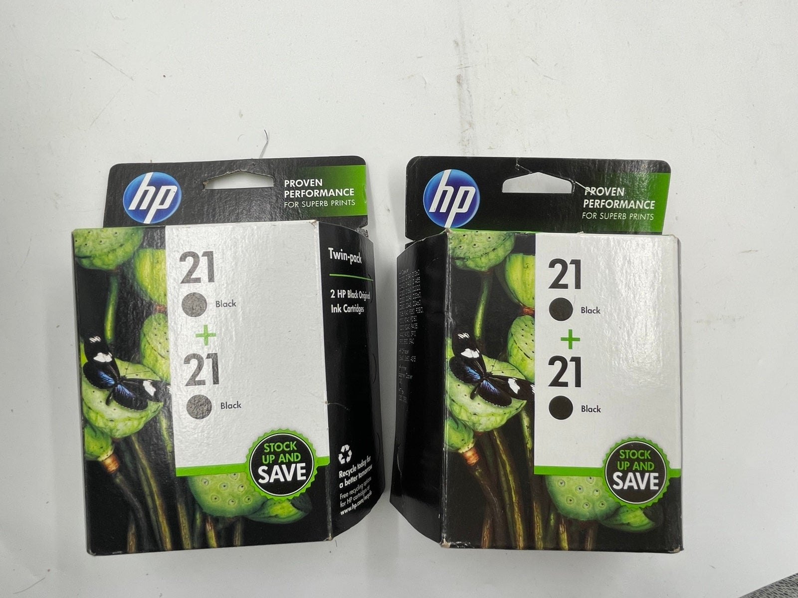 HP 21 Genuine ‎ 2 Black High-Yield Ink Cartridges