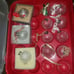 Lot of 11 waterford crystal ornaments times Square from 2000-2003