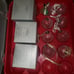 Lot of 11 waterford crystal ornaments times Square from 2000-2003