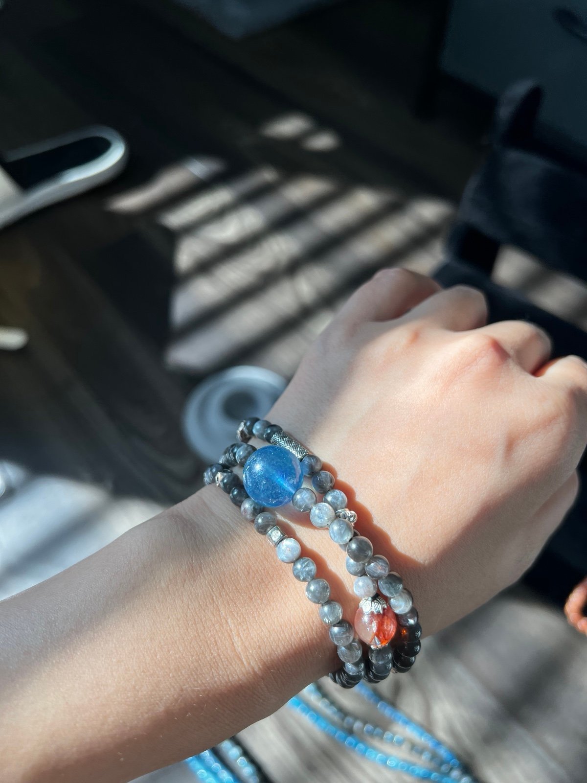 DIY natural crystal Bracelet