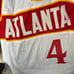 Spud Webb Atlanta Hawks Custom Jersey Autographed w/JSA Cert.