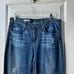 Adriano Goldschmied Stevie Cuff Slim Straight Cuff Jeans Distressed 30