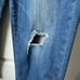 Adriano Goldschmied Stevie Cuff Slim Straight Cuff Jeans Distressed 30