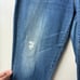 Adriano Goldschmied Stevie Cuff Slim Straight Cuff Jeans Distressed 30