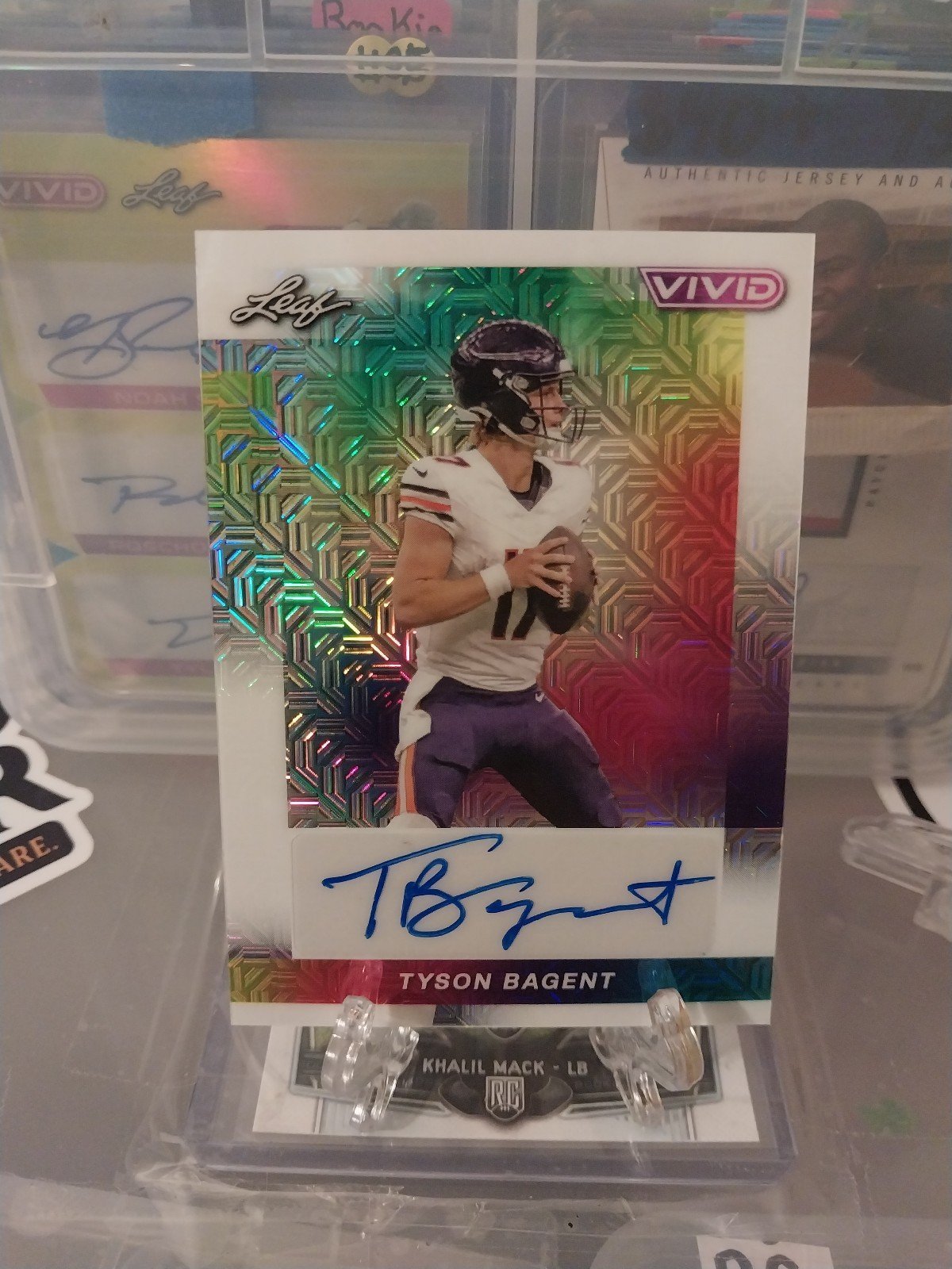2023 Leaf Vivid Metal Tyson Bagent Auto # 1/6