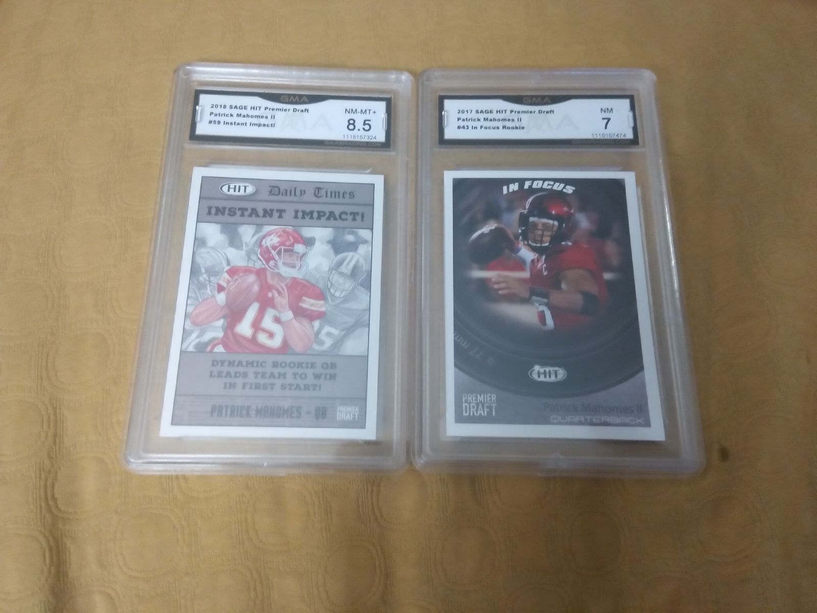 Patrick Mahomes rookie