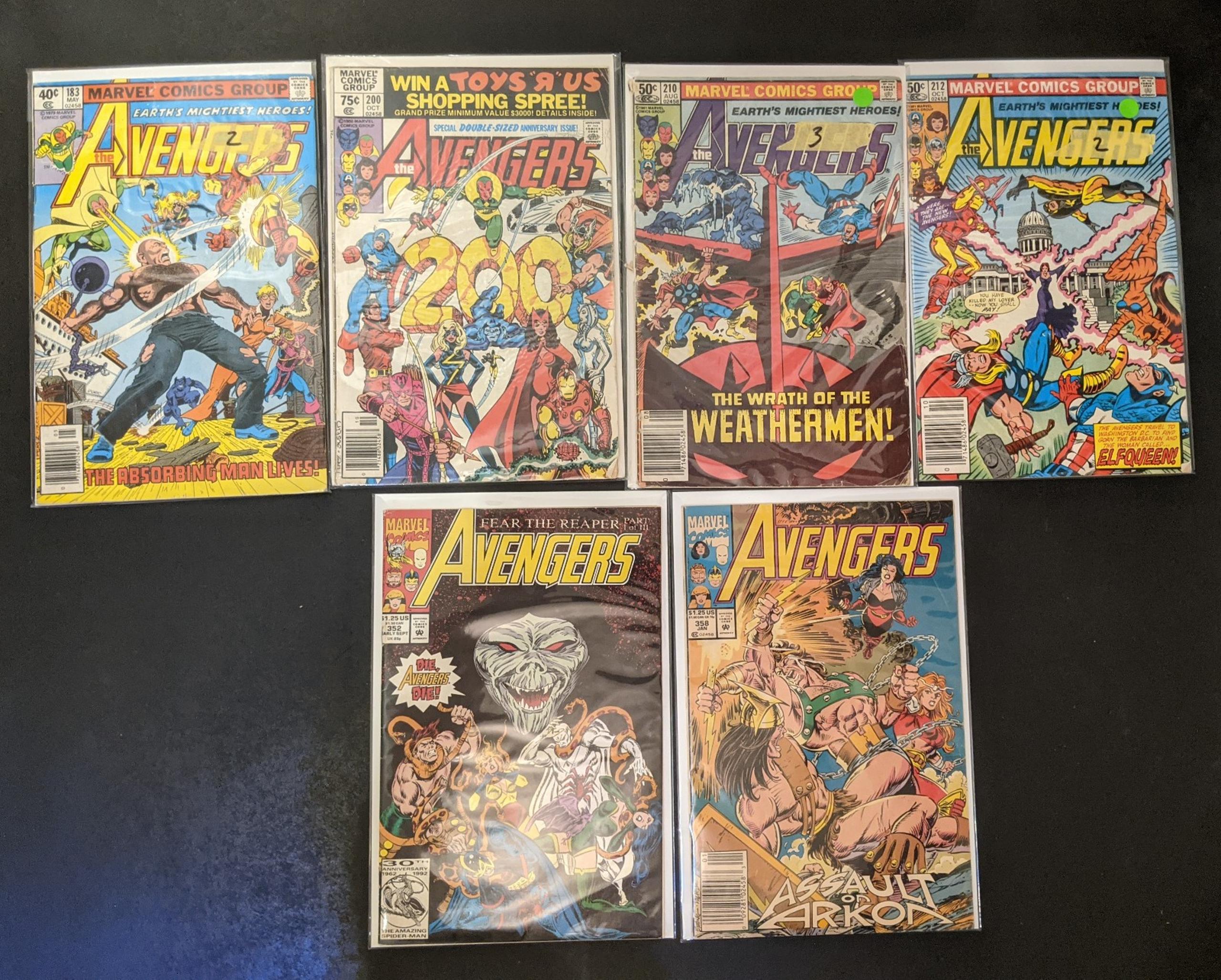 Marvel Avengers Comic Book Lot Collectible Vintage John Byrne Scarlet Witch