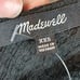 Madewell Black V-Neck Sleeveless Crop Top Size XXS