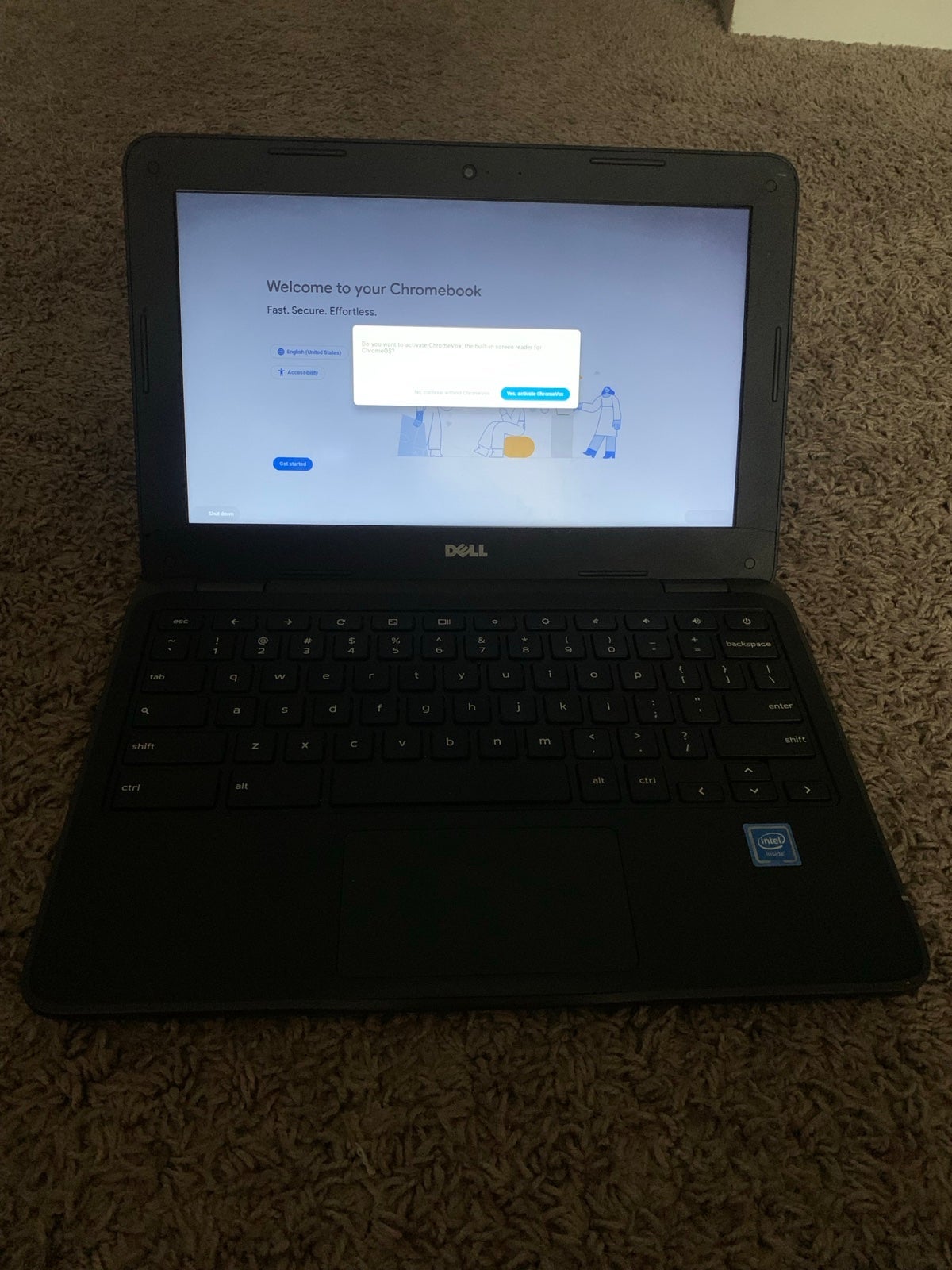 Dell Chromebook 11 3180 + Headphones And Mouse