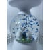 Bath & Body Works 3-Wick Candle Holder WATER GLOBE SPRING/EASTER Bunny Pedestal