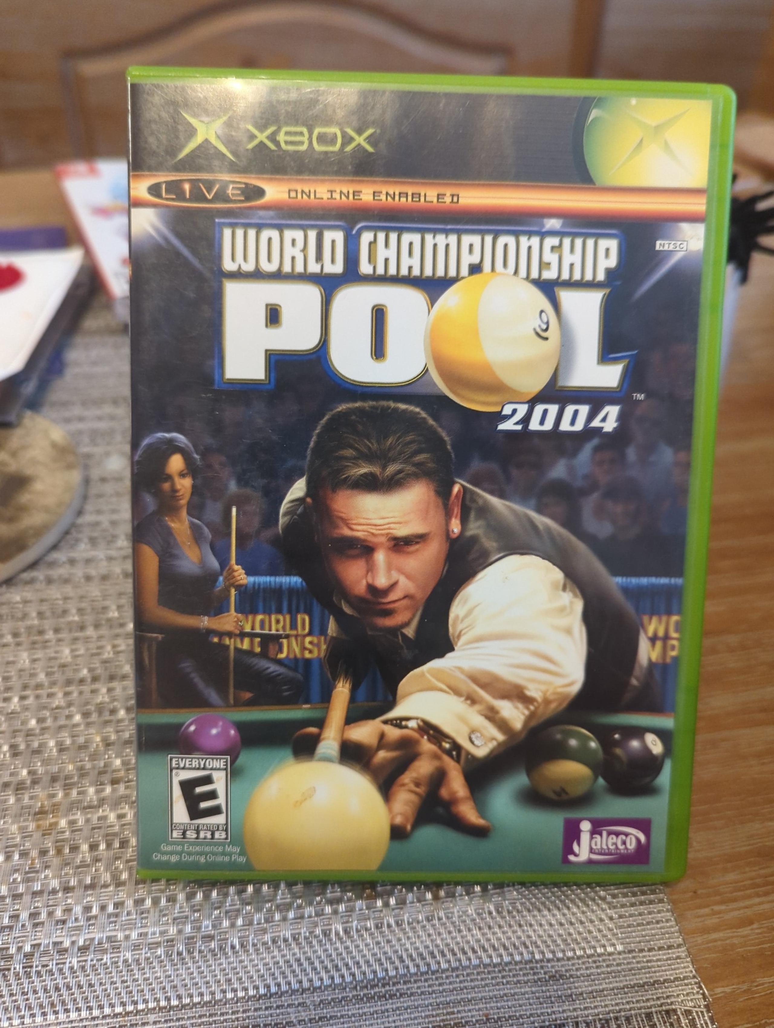 Xbox World Championship Pool 2004 Game CIB