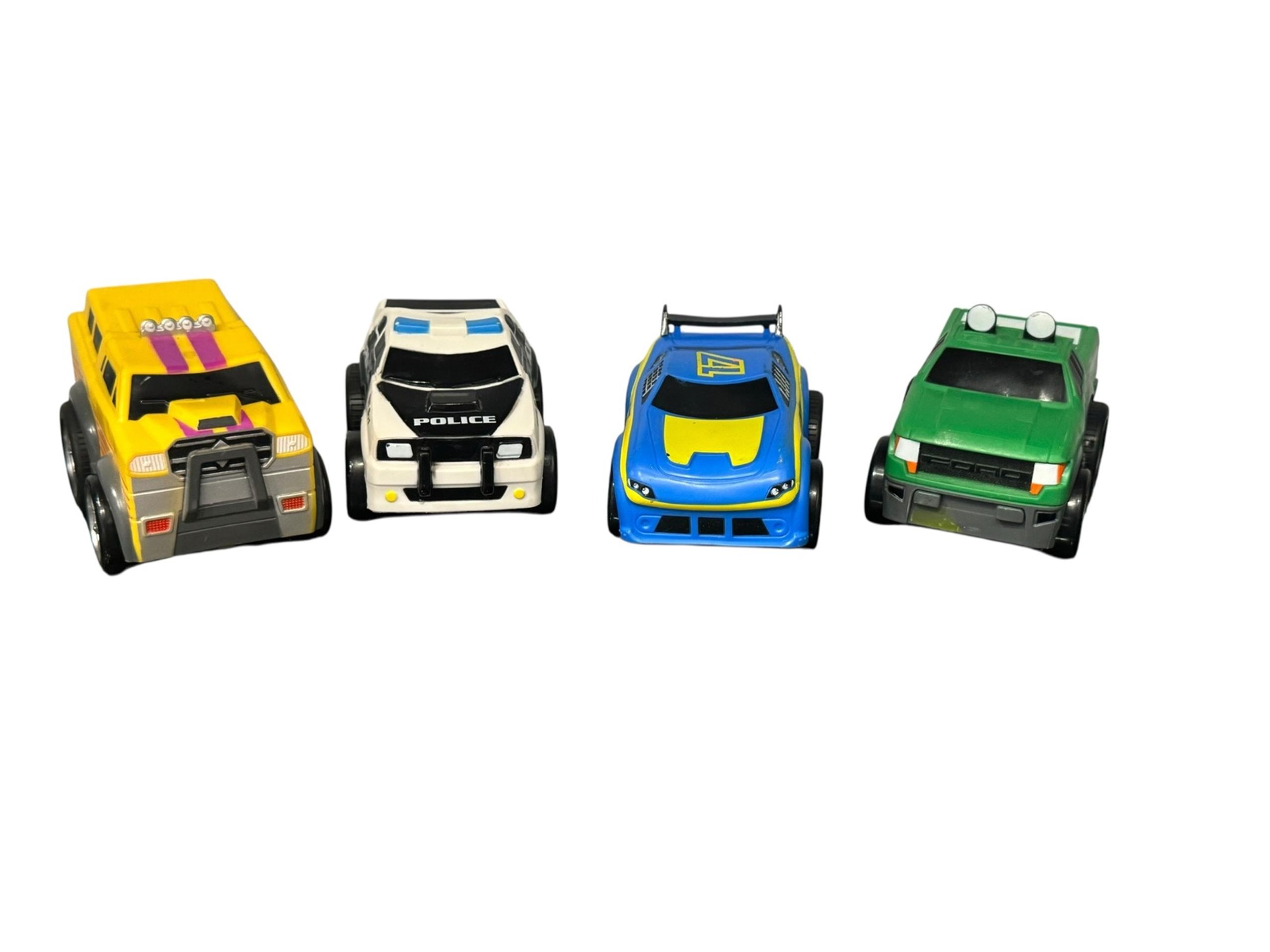 Kids Galaxy Soft Rubber Pull Back & Race Vehicles: 2014