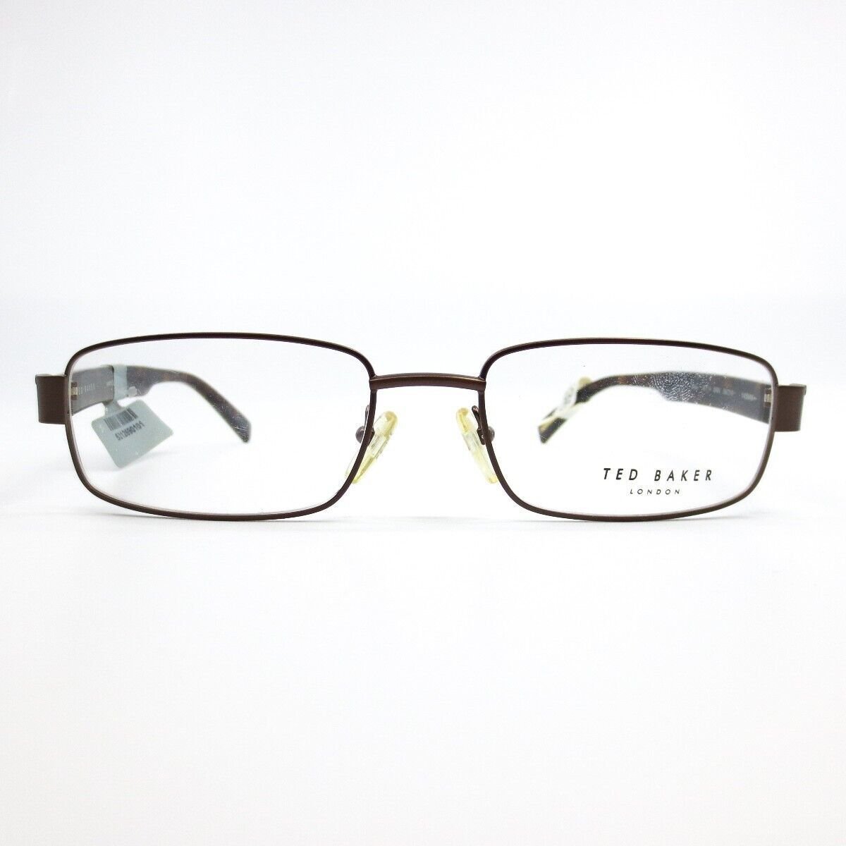 Ted Baker RAW B314 BRN Mens Rectangle Full Rim Eyeglasses frames 56-19-145