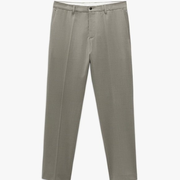 ZARA STRAIGHT TROUSERS GRAY SIZE 29 0706/481/832
