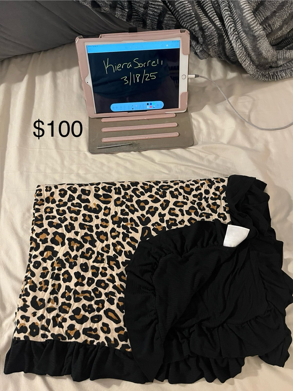 Lana Leopard Posh Leapard Ruffled Luxe Patoo