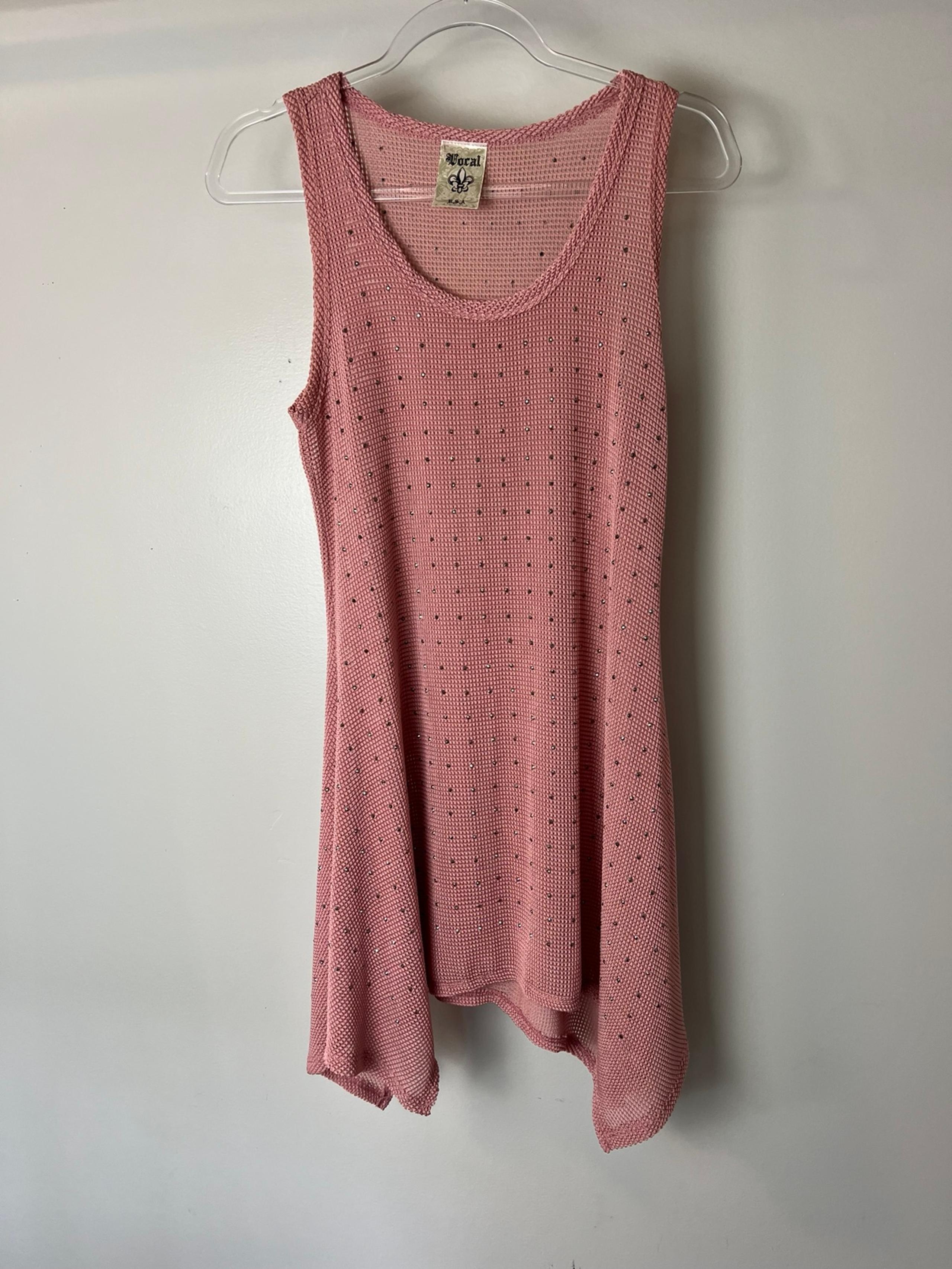 Be Vocal Women’s Tunic Top with Rhinestones Size Small