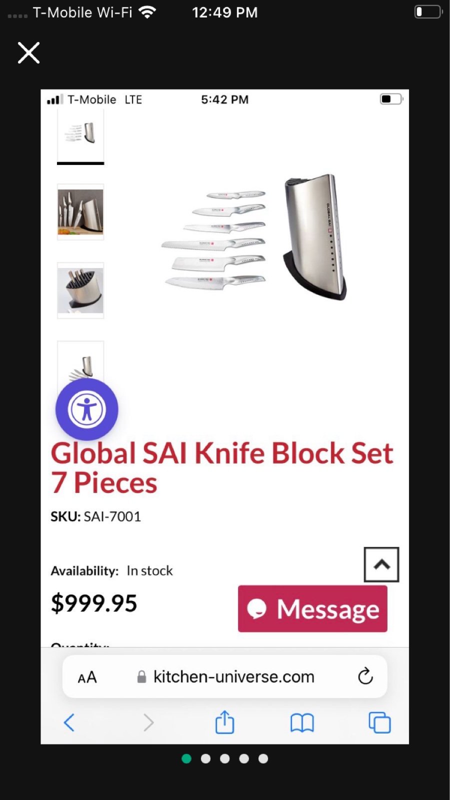 Global Sai 7pc block set