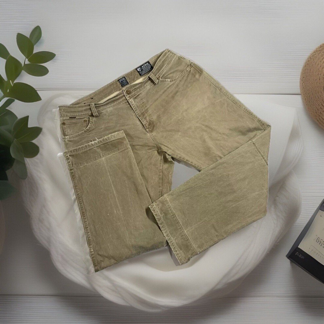 Kuhl Rydr Rider Pants Men’s 40x32 Brown Vintage Patina Dye Outdoor Workwear
