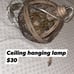 Ceiling hanging vintage light