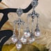 Artisan Sterling Silver Pink Cultured Pearl Chandelier Earrings E087