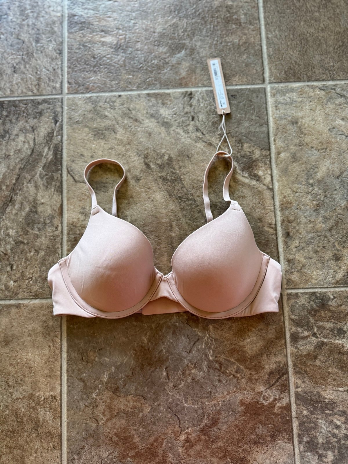 Skims Fits Everybody Demi T-shirt Bra Clay Size 34B