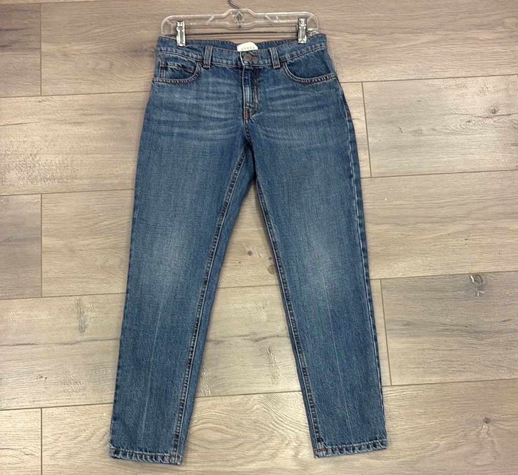 Gucci Kids Tapered Leg faded Jean 10