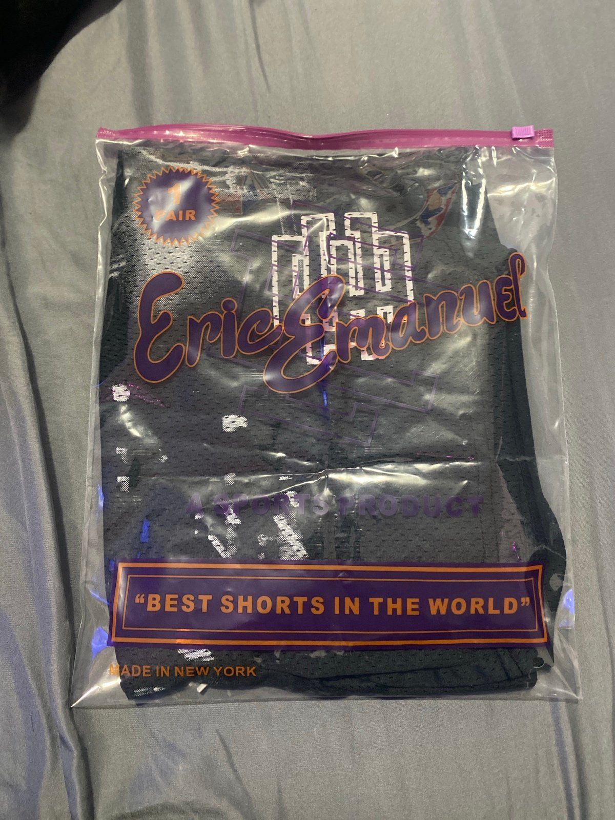 Eric Emanuel EE Basic Shorts, Black Skyline