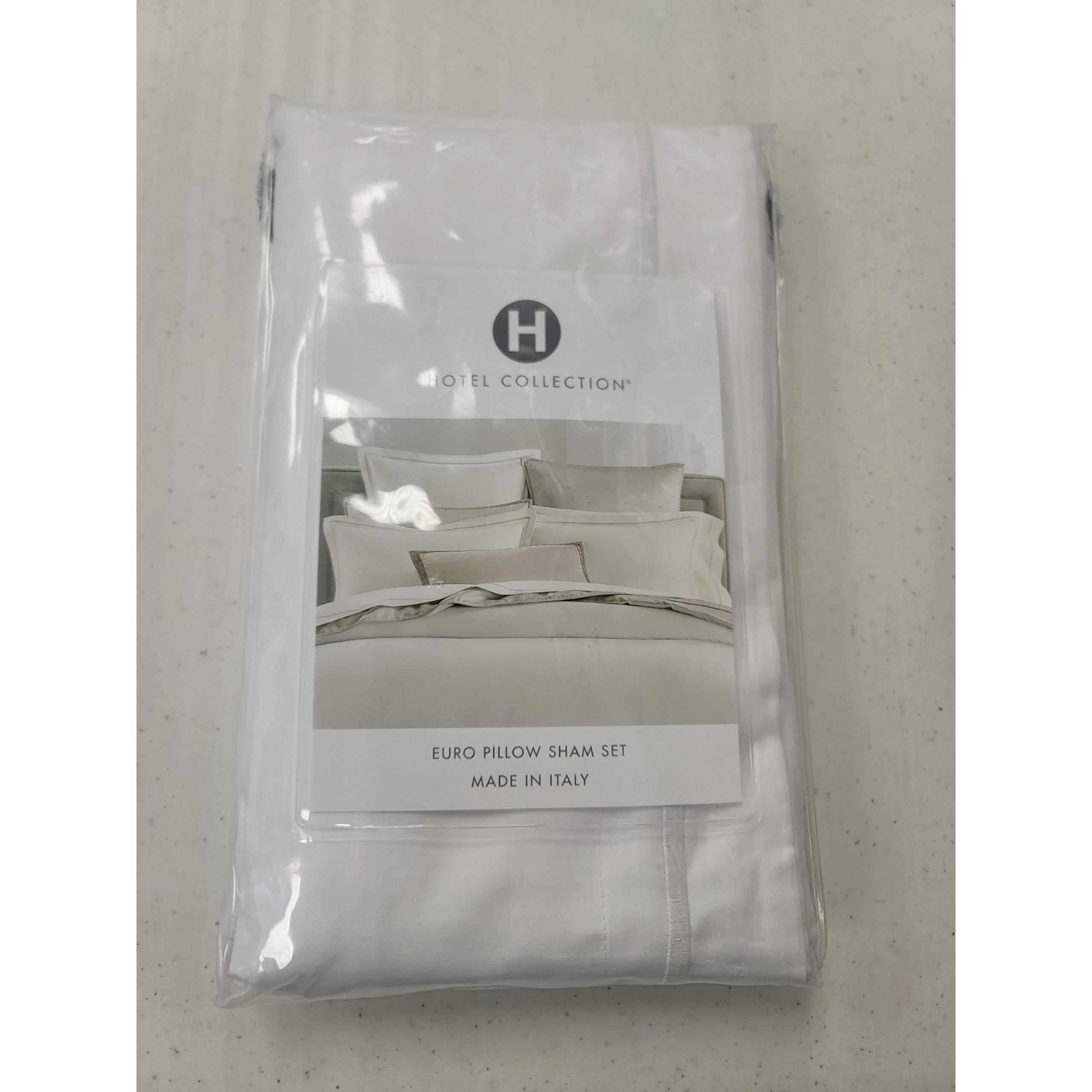Hotel Collection Italian Percale 2-Pc. Sham Set European White