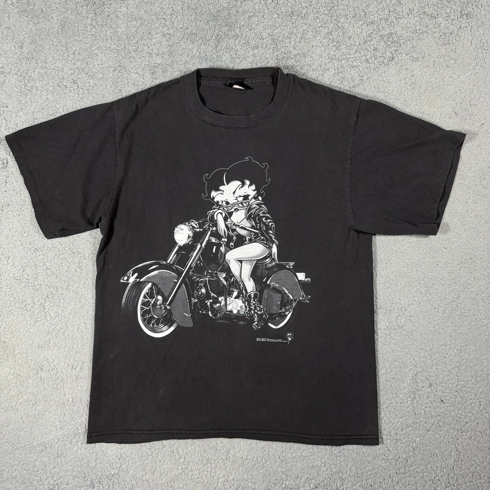 Vintage 1994 Betty Boop Motorcycle Club Shirt Large Men's Made In USA