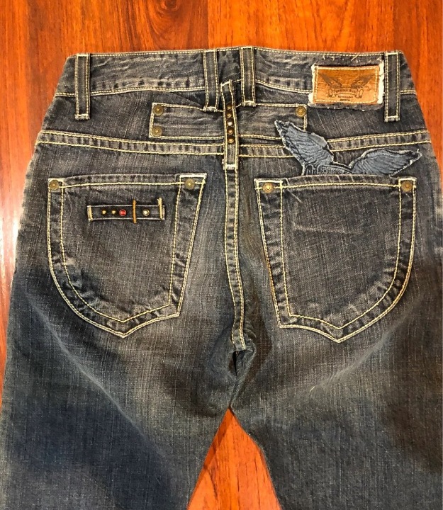 NWT AUTHENTIC ROBIN'S JEANS JEROME STUD SZ 28