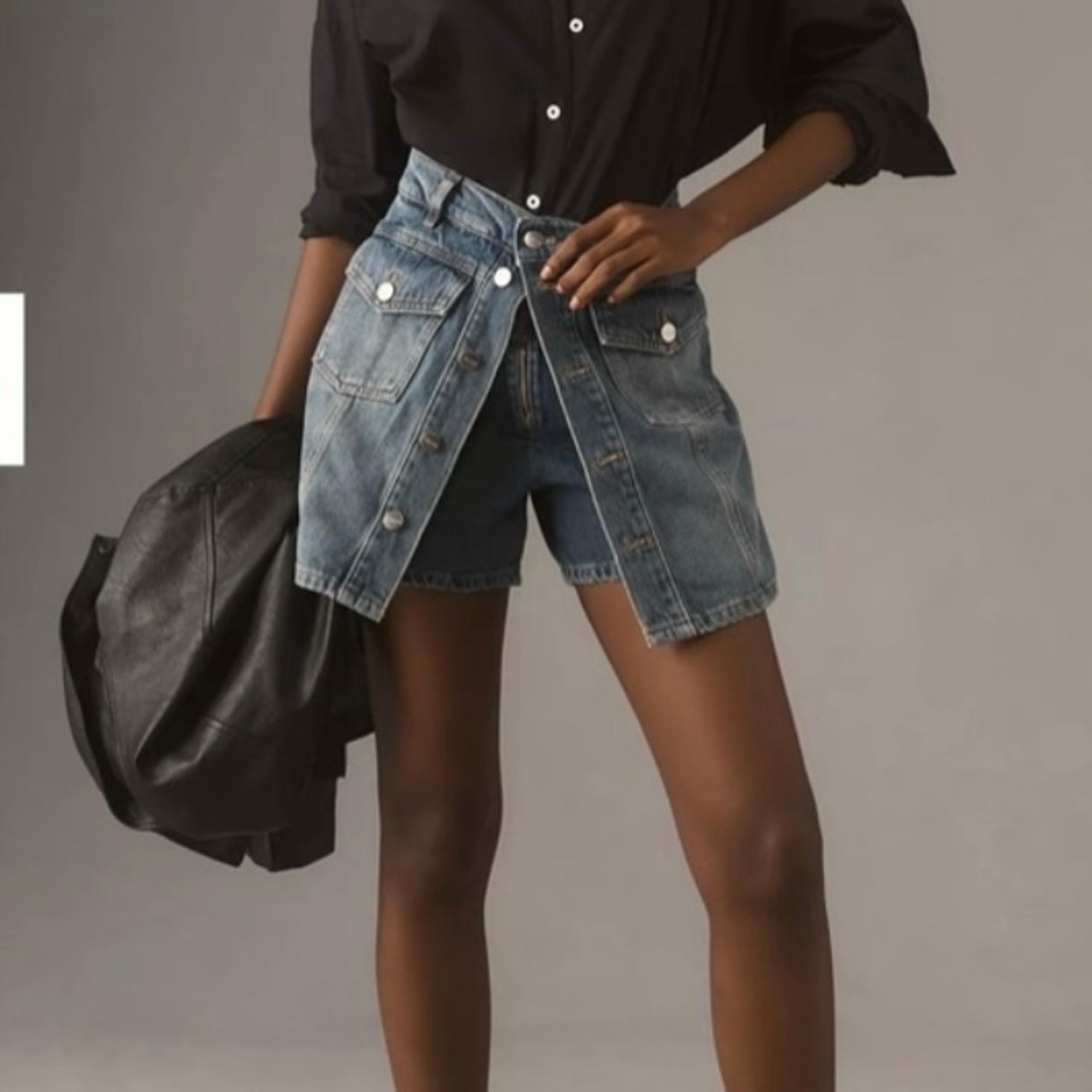 Pilcro Country Denim Skort NWT Size 27 - Anthropologie