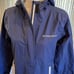 Vineyard Vines Performance Jacket with hood size XS Navy Blue striped lining