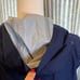 Vineyard Vines Performance Jacket with hood size XS Navy Blue striped lining