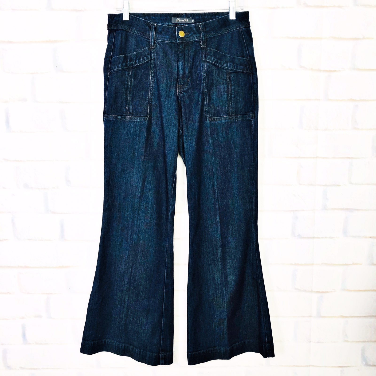 Anthropologie Wide Leg Jean Trousers by