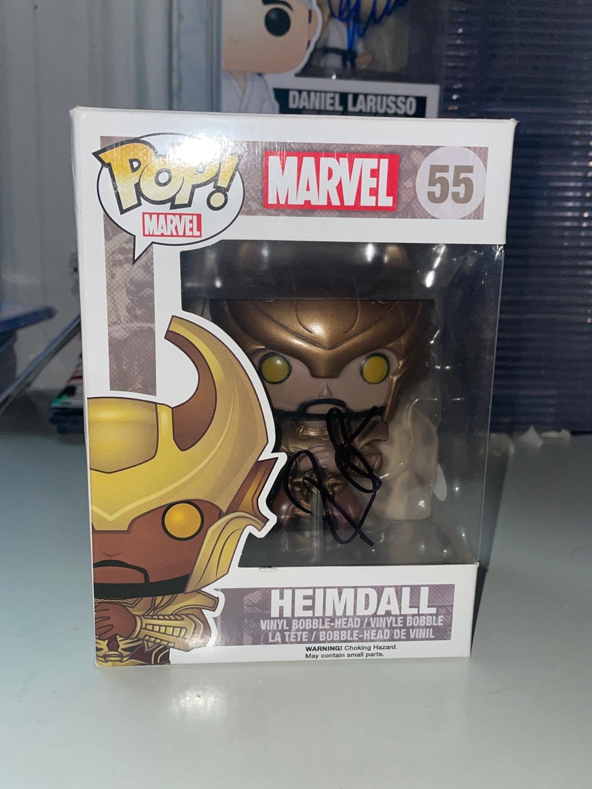Funko Pop #55 Idris Elba Heimdall Signed JSA Autnentic Autograph Marvel Thor