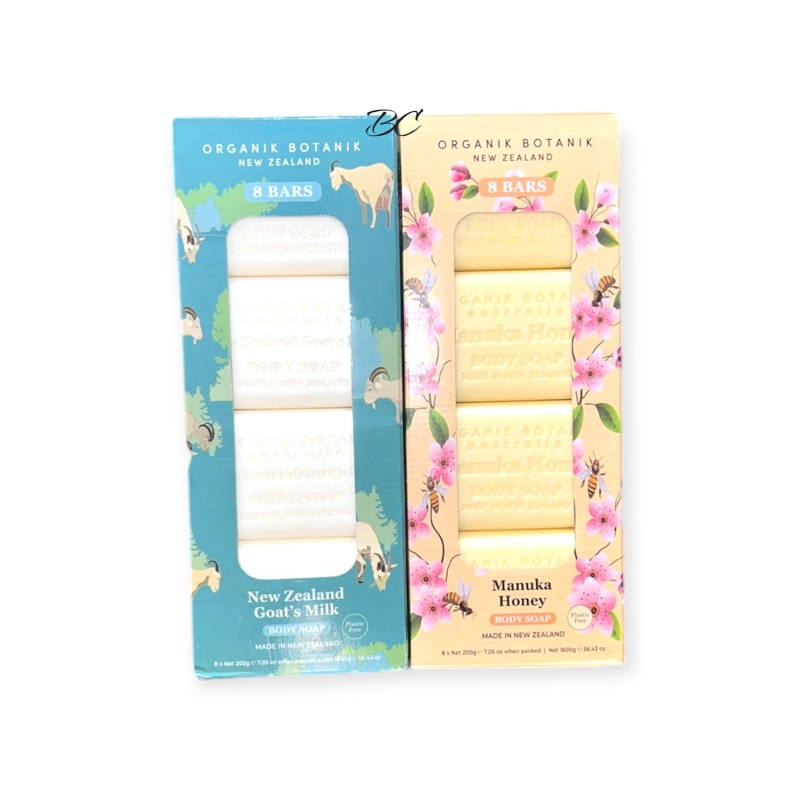 Organik Botanik Manukaka Honey Bar Soap (8 bar soaps)